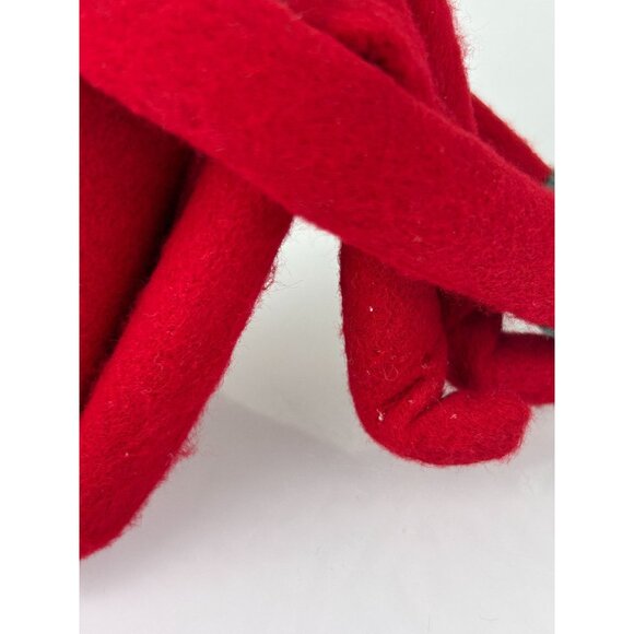 Vintage Rubber Face Knee Hugger Elf Figure Christmas Holiday Blue Eyes Bell READ - Picture 8 of 13